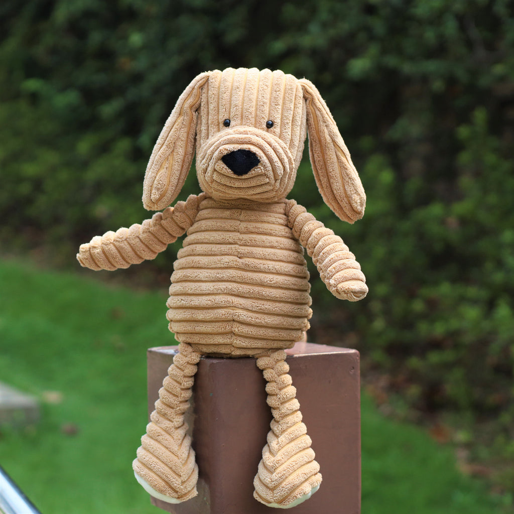Corduroy plush dog (35cm)